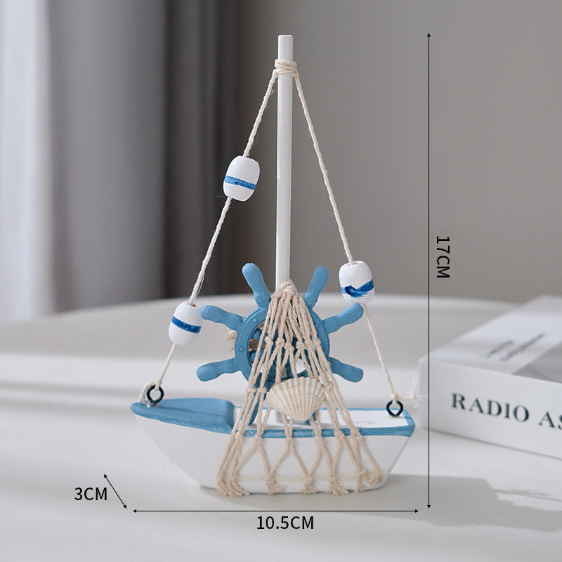 Nautical Sailboat Table Accent