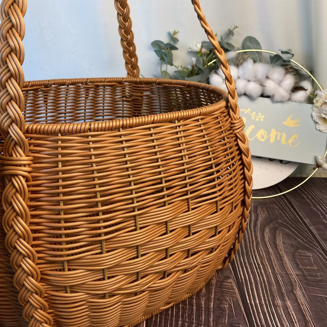 Handcrafted Woven Storage Basket Acalora