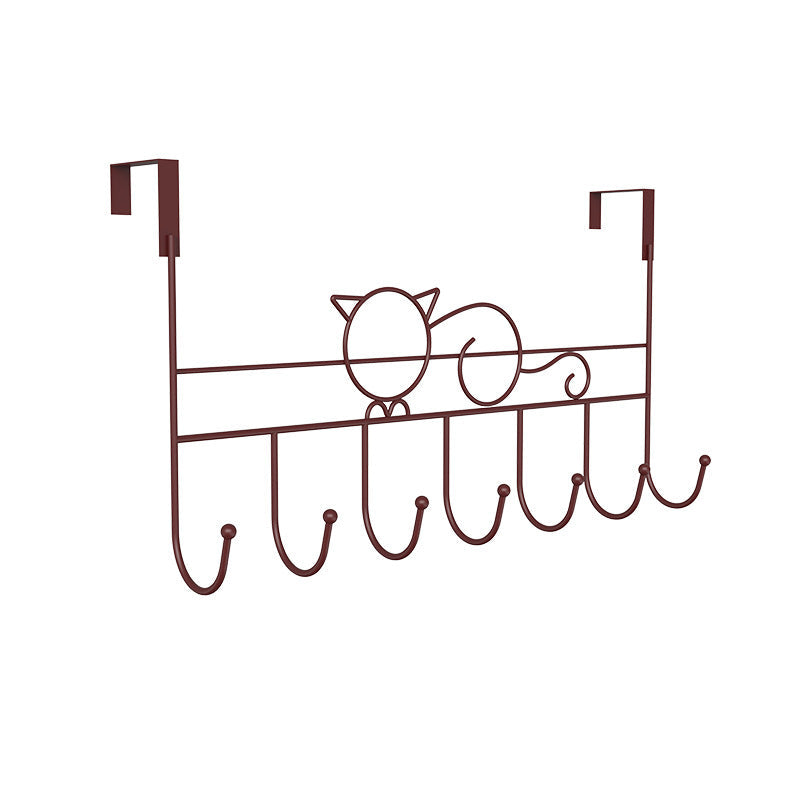 Cat-Themed Wall Hook Rack