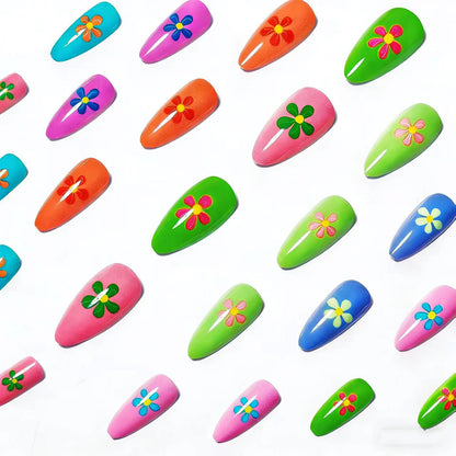 Decorative 3D Floral Nail Art Acalora