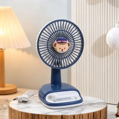 Women's desk fan with flexible tilt angle Skanto