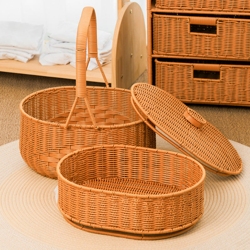 Large Woven Storage Basket Acalora