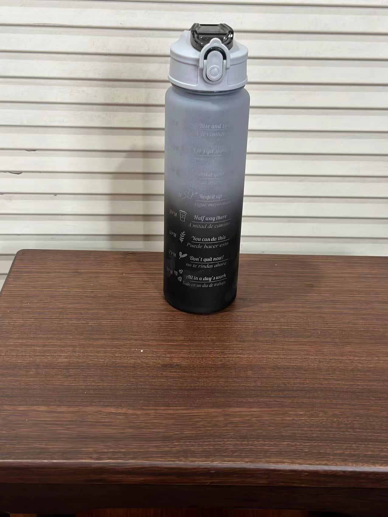 Women's Motivational Water Bottle with Time Markers Kalsten