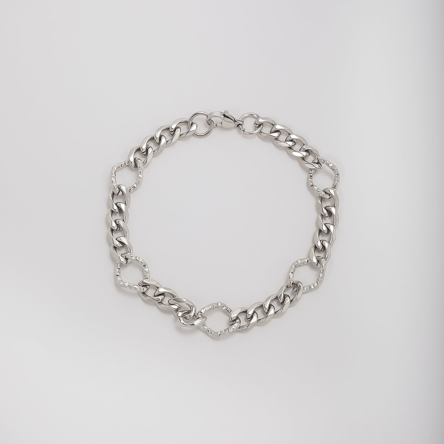 Chunky Interlocking Link Chain Necklace Acalora
