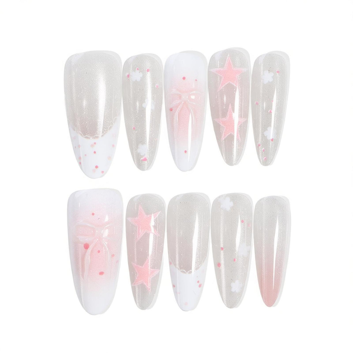 Premium Press-On Nail Art Set Acalora