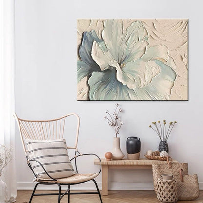 3D Floral Relief Wall Art
