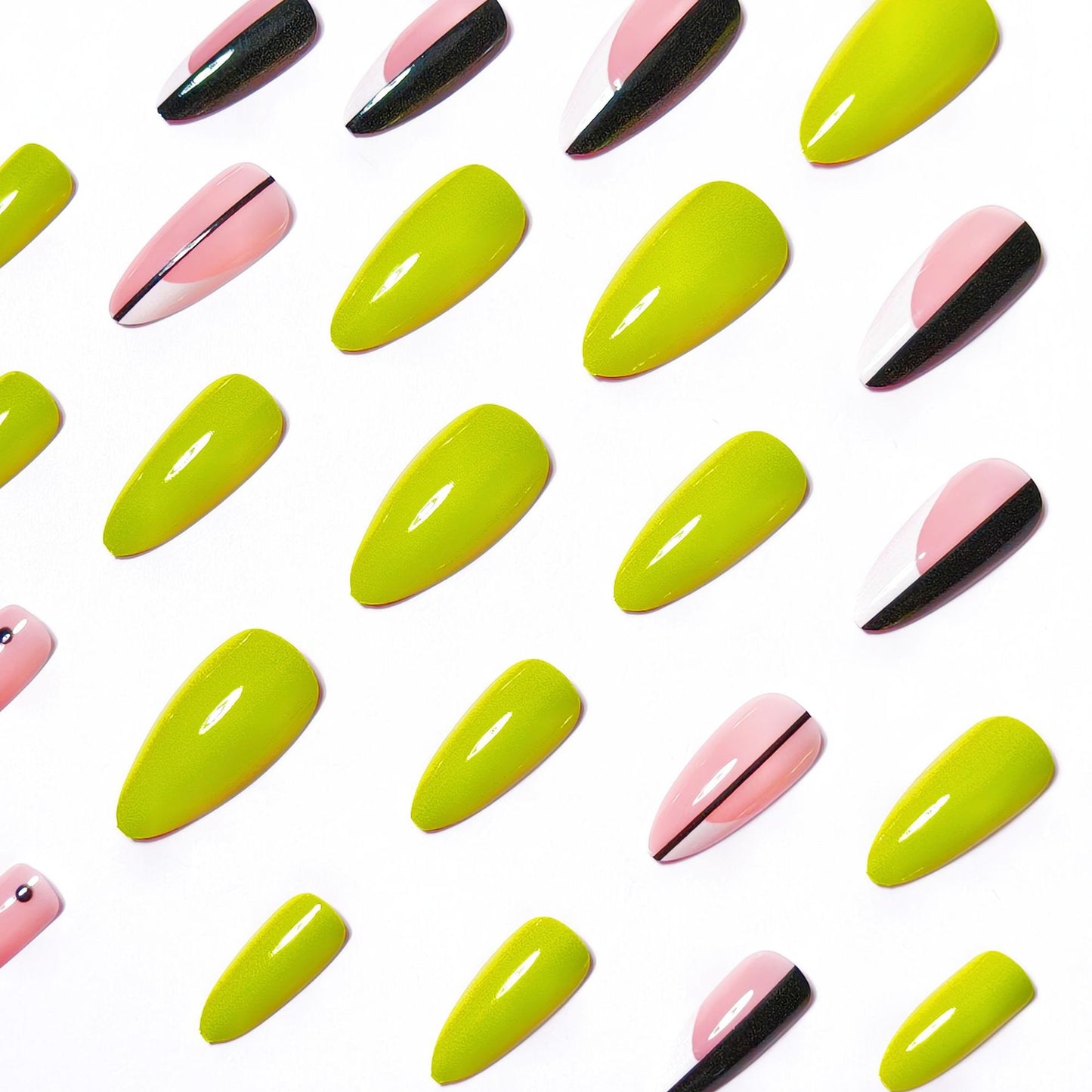 Edgy Angular Nail Art Acalora