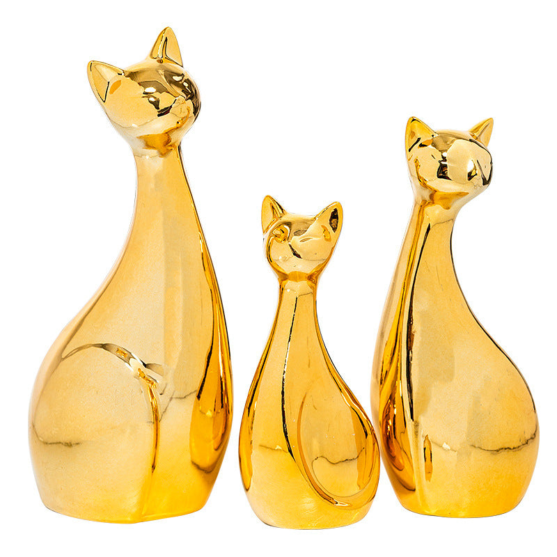 Decorative Ceramic Cat Acalora