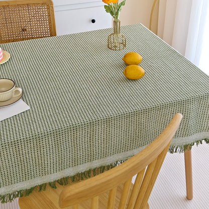 Elegant Woven Tablecloth
