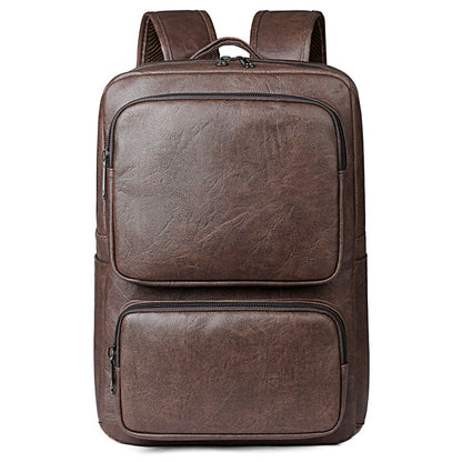 Premium Leather Business Laptop Backpack Acalora