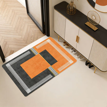 Decorative Geometric Pattern Area Mat Acalora
