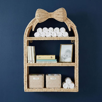Basket shelf with bow motif Acalora