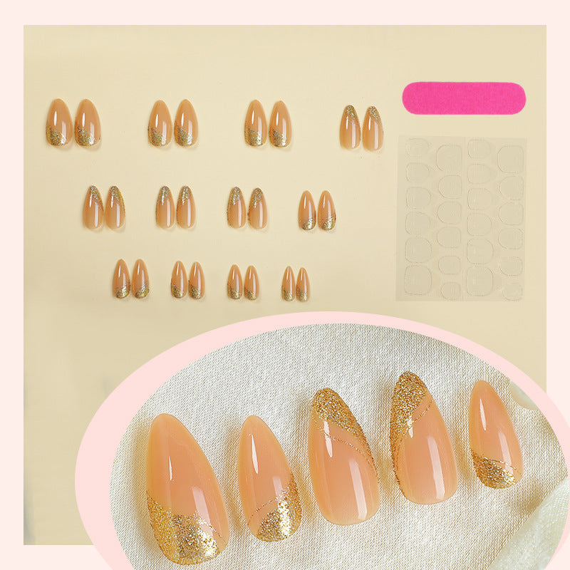 Glittery Press-On Nail Set Acalora