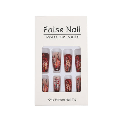 Artificial nails with floral design Acalora