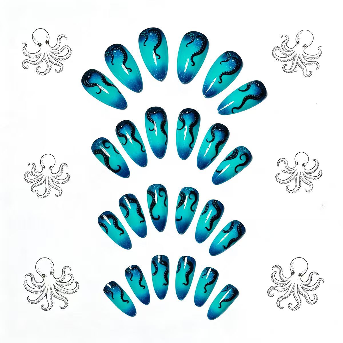 Artistic Gel Nail Art Design Acalora
