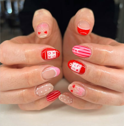 Festive Nail Art Design Acalora