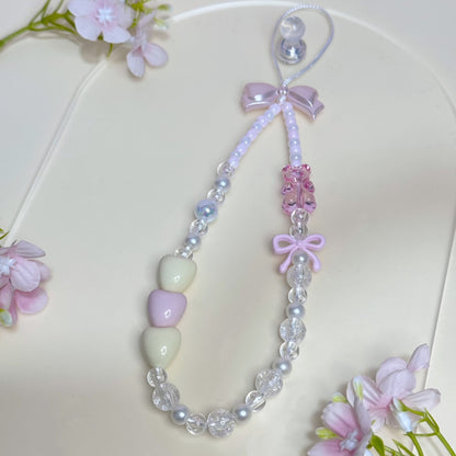 Beaded Charm Phone Strap Acalora