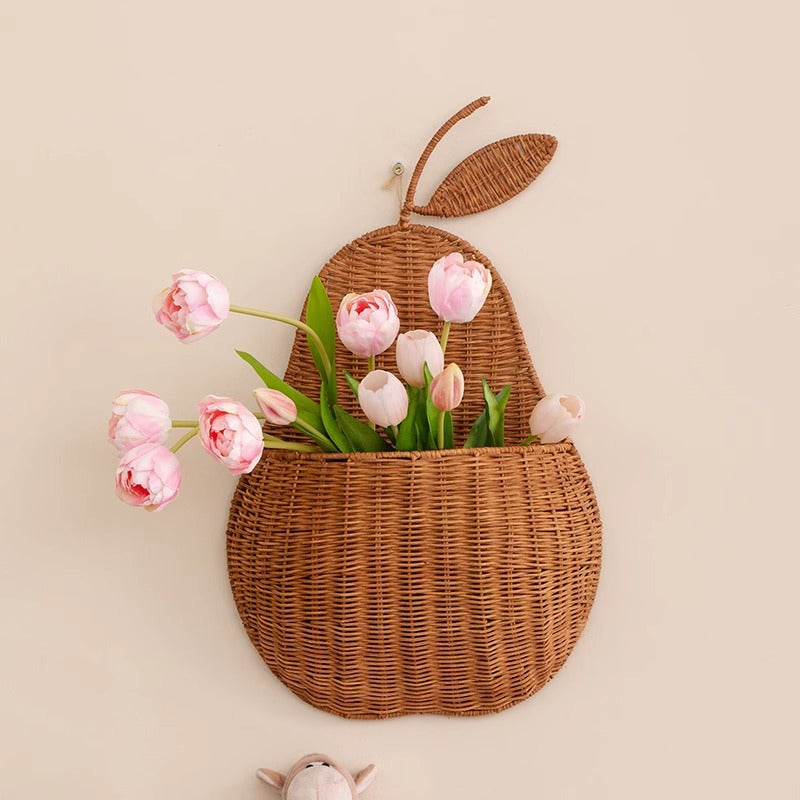 Decorative flower basket with handle Acalora