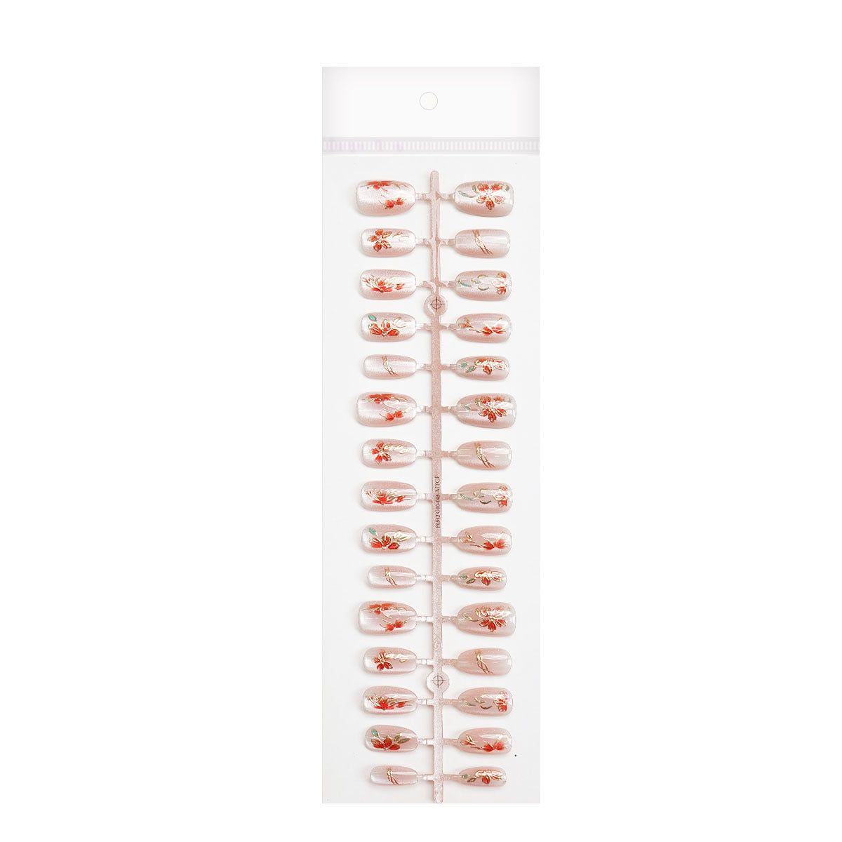 Floral Design Press-On Nail Set Acalora