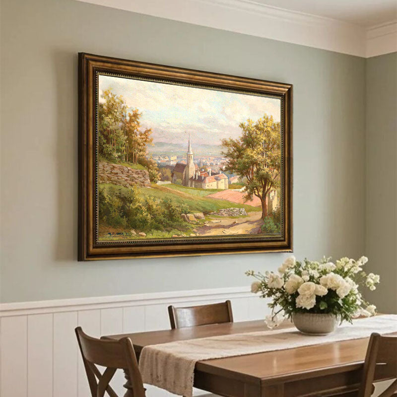 Classic Landscape Artwork In Frame