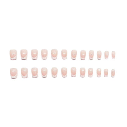 Premium French Tip Nail Set Acalora