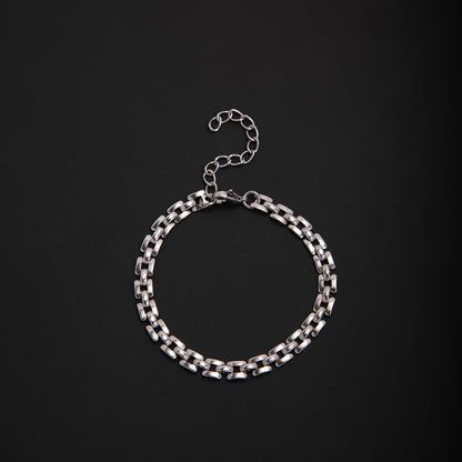 Elegant Geometric Link Bracelet Acalora