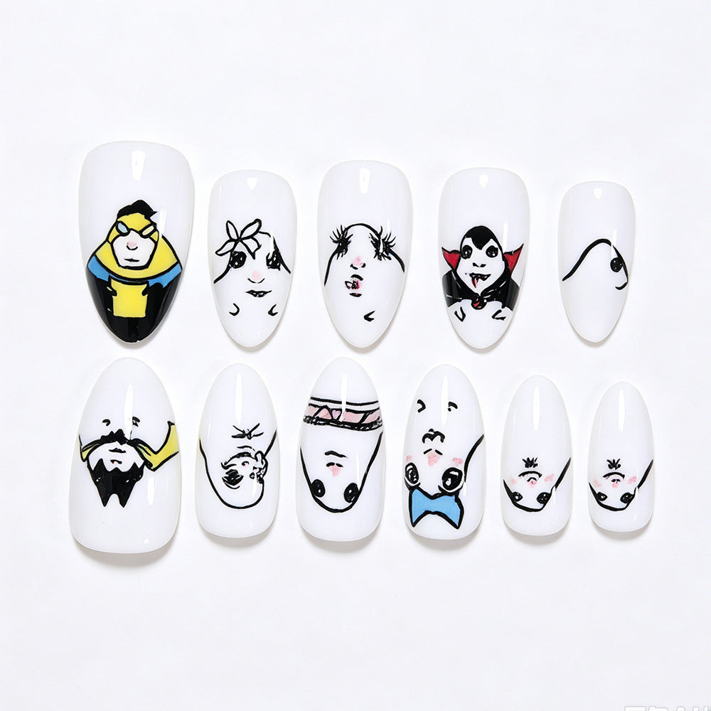 Whimsical Character Nail Art Tips Acalora