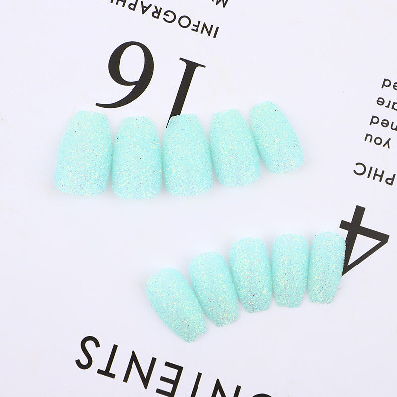 Glittering artificial nails in modern design Acalora