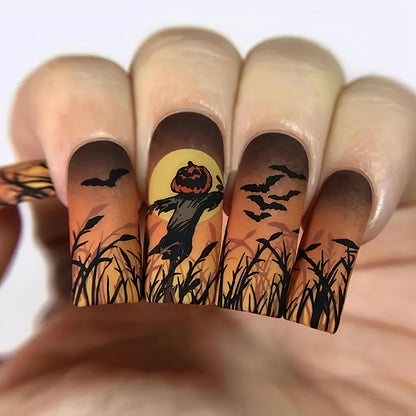 Halloween-Inspired Art Nail Wraps Acalora