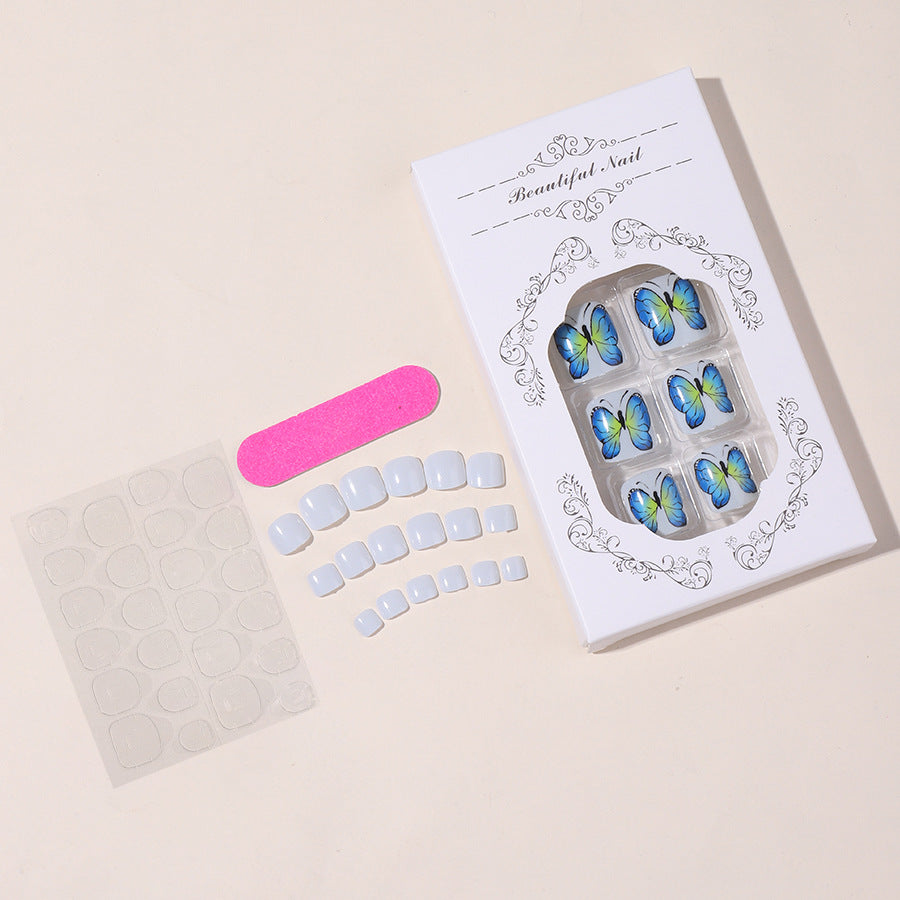 Decorative Butterfly Press-On Nail Set Acalora