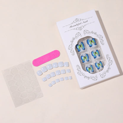 Decorative Butterfly Press-On Nail Set Acalora