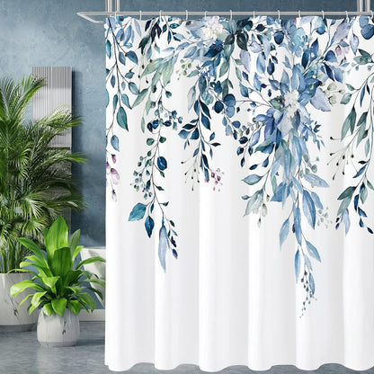 Floral Patterned Shower Curtain