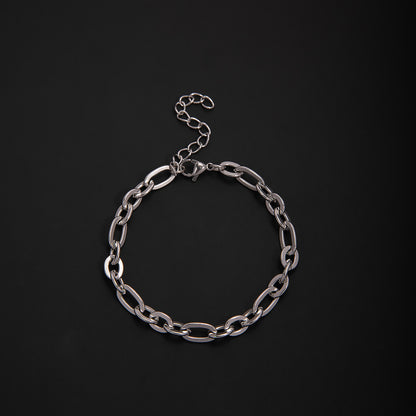 Textured Chain Link Bracelet Acalora