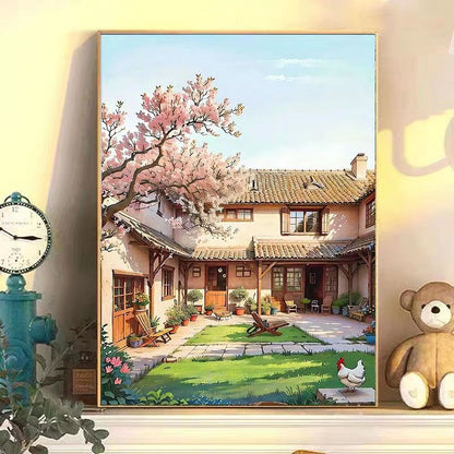 Serenity-Inspired Garden Scene Wall Art