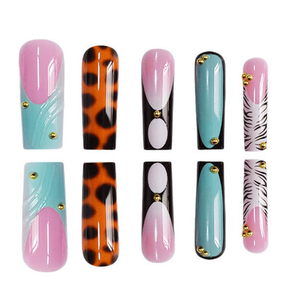 Artistic Press-On Nail Set Acalora