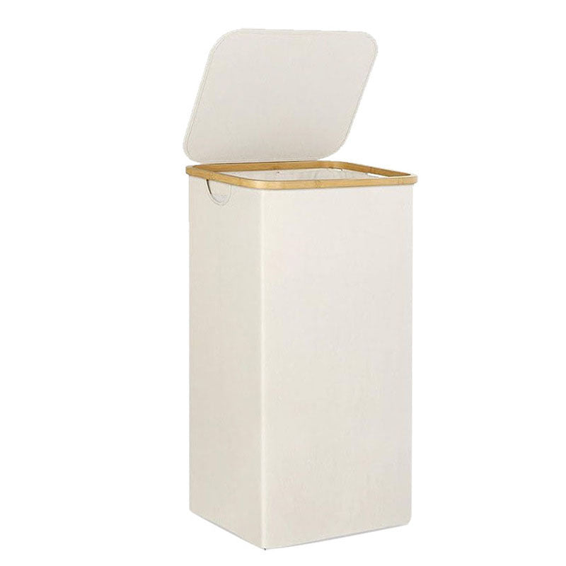 High-quality laundry basket with lid and handle Acalora