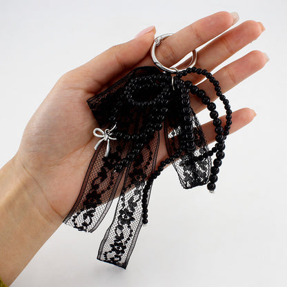 Lace and Bead Keychain Acalora
