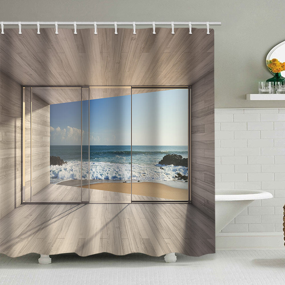 Tropical Oasis Shower Curtain