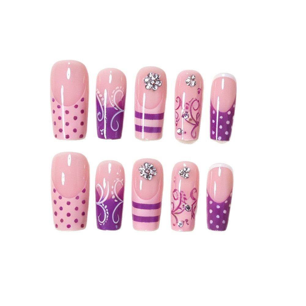 Decorative Long Acrylic Nail Art Tips Acalora