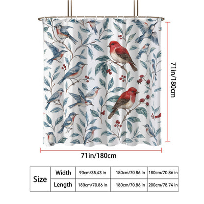 Coastal Marine-Inspired Shower Curtain