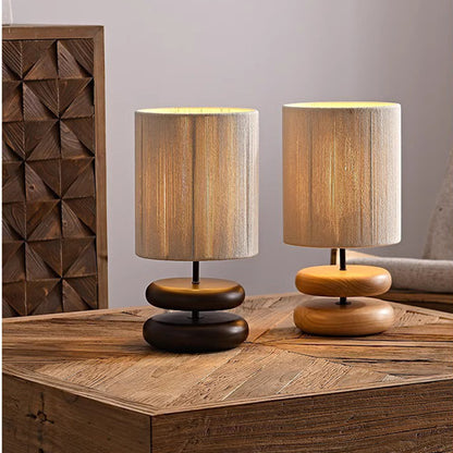 Modern Decorative Table Lamp with Sculptural Base