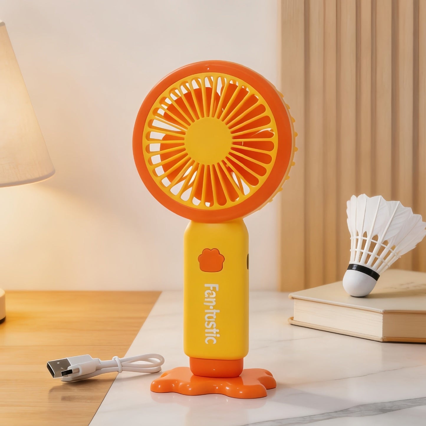Unisex Portable Handheld Fan with Ergonomic Design and USB Charging Function Karnz