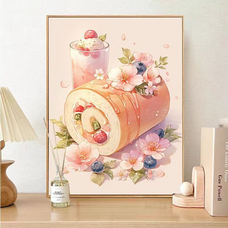 Gourmet Dessert-Themed Canvas Wall Art