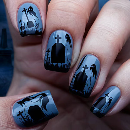 Spooky Themed Nail Art Acalora