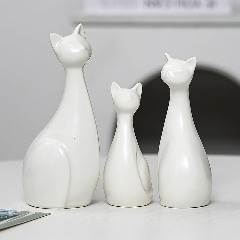 Decorative Ceramic Cat Acalora