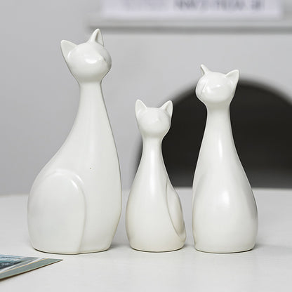 Decorative Ceramic Cat Acalora