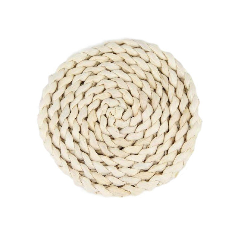 Round Coaster Made of Natural Fiber Acalora