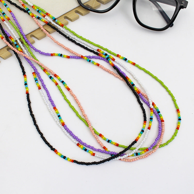 Colorful Beaded Eyewear Holder Chain Acalora