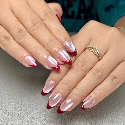 Artificial nails with elegant tip design Acalora