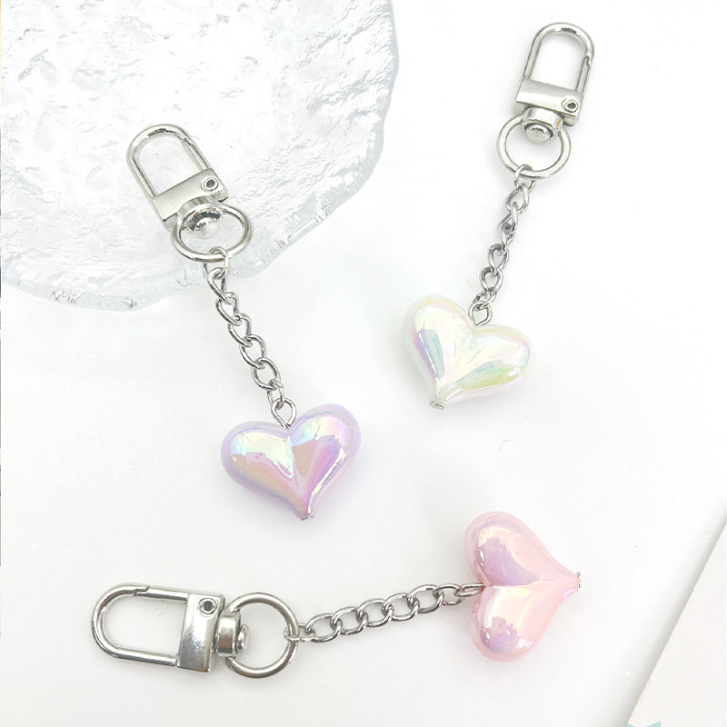 Heart-Shaped Keychain Charm Acalora